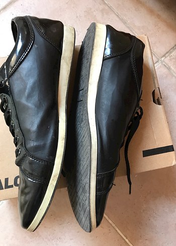 POLO Siyah Erkek Bağcıklı Street Style Ayakkabı - Görsel 2