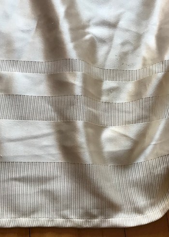 Pembe Çiçek Desenli Nostaljik Perde - Görsel 5