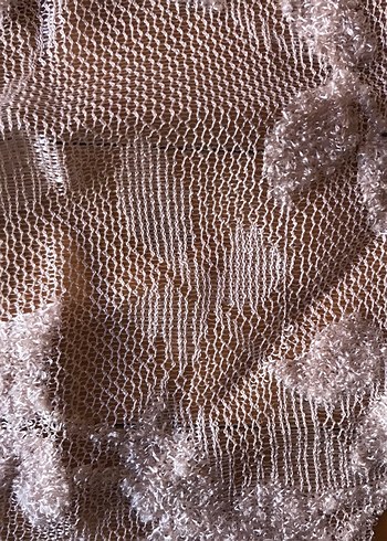 Parlak Açık pembe Bohem Tarzı Perde - Görsel 4