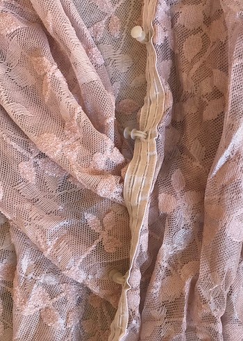 Parlak Açık pembe Bohem Tarzı Perde - Görsel 3