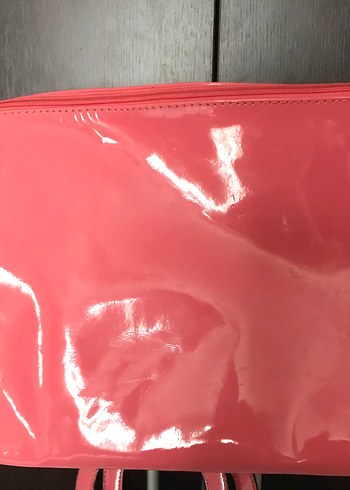 Dantel Detaylı Pembe Bohem Kadın Çanta - Görsel 5