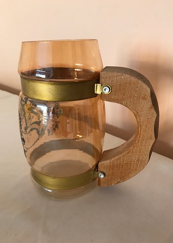 Ahşap Saplı Cam Bardak - Görsel 3