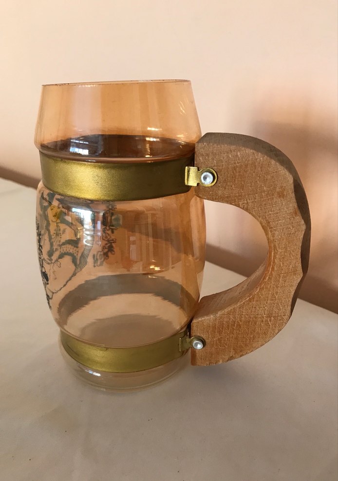 Ahşap Saplı Cam Bardak - Görsel 3