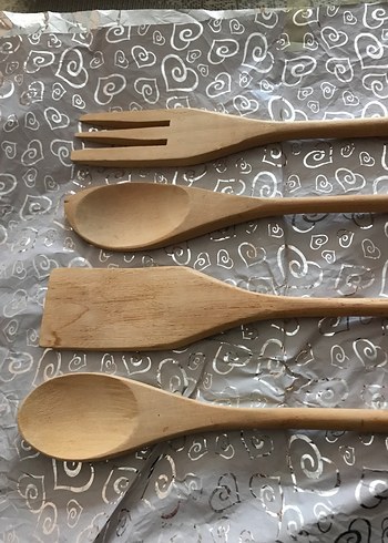 Renkli Ahşap Mutfak Servis  Seti - Görsel 3