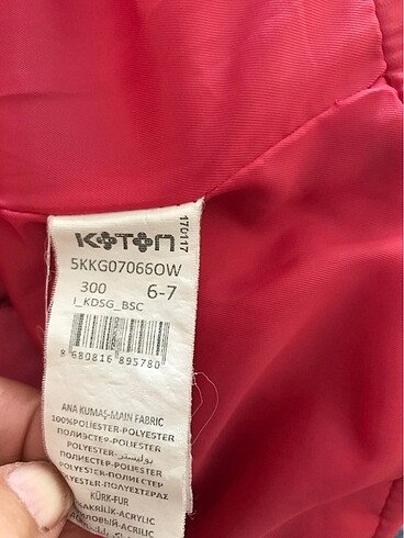 7 Yaş Beden pembe Renk Çocuk şişme mont