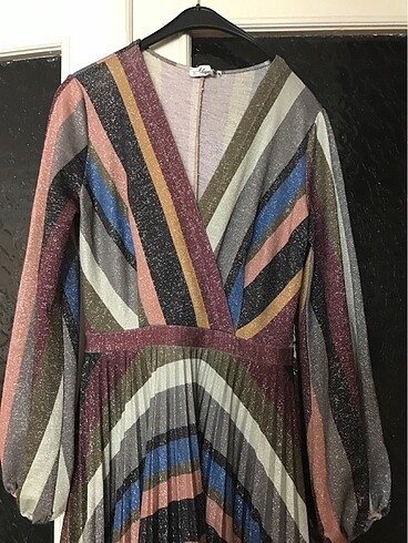 ALİNCE Marka Simli elbise - Görsel 8