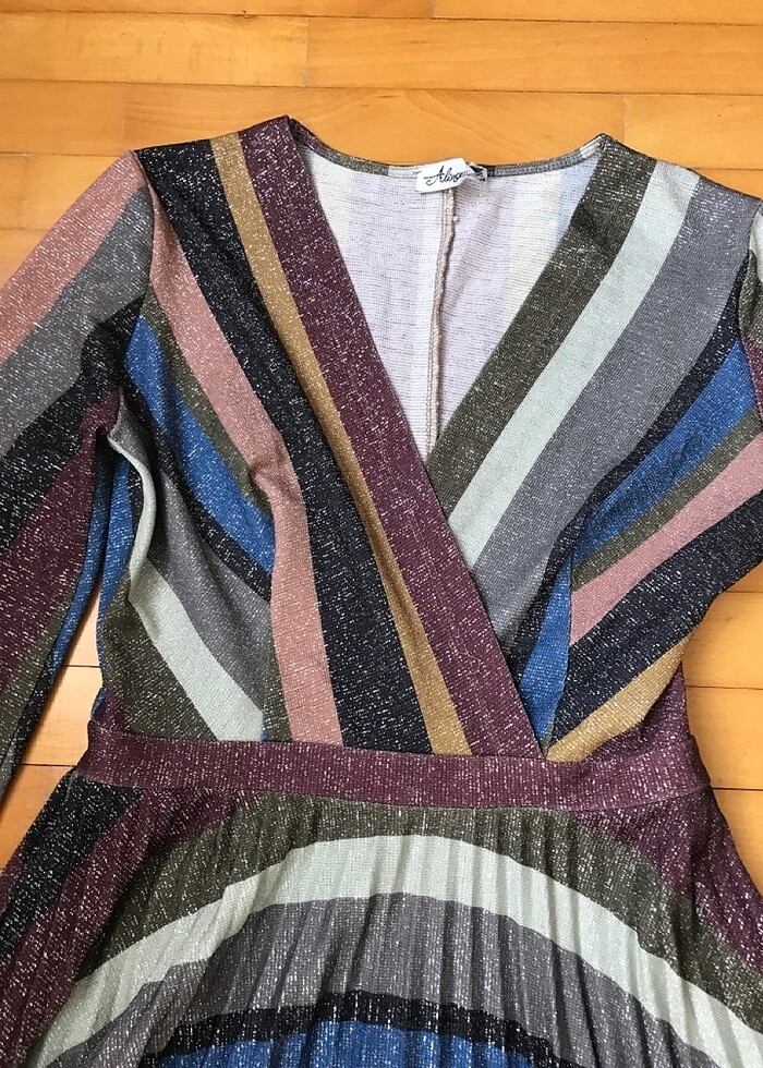 ALİNCE Marka Simli elbise - Görsel 4