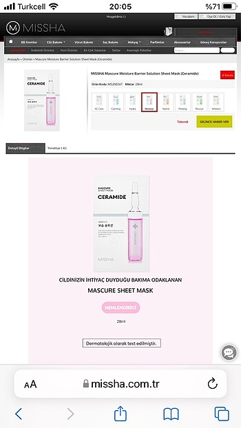 MISSHA Nemlendirici yüz maskesi - Görsel 10
