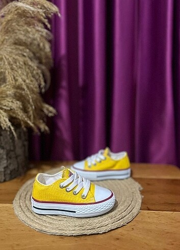 23 Beden kırmızı Renk convers kısa erkek çocuk spor ayakkabı