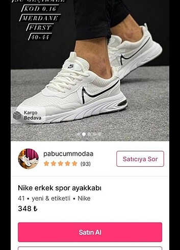 Nike spor ayakkabi