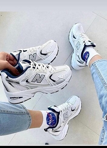#New balance 530 Bayan beyaz spor ayakkabı