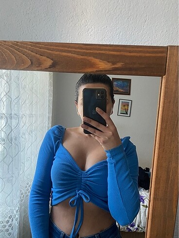Bershka Crop bluz