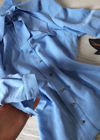 MAVI' açık mavi gömlek - Görsel 4