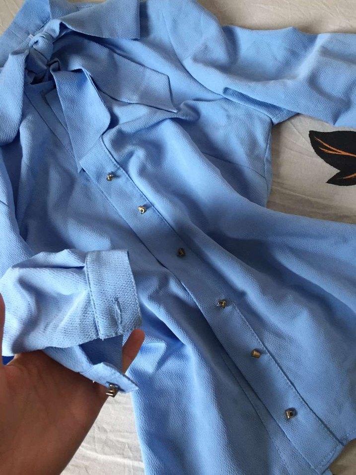 MAVI' açık mavi gömlek - Görsel 4