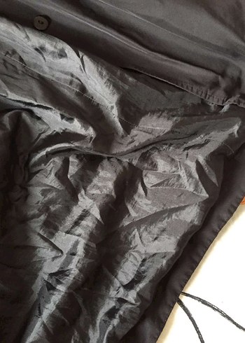 TUĞBA düğmeli Siyah Kadın Midi Trençkot - Görsel 3