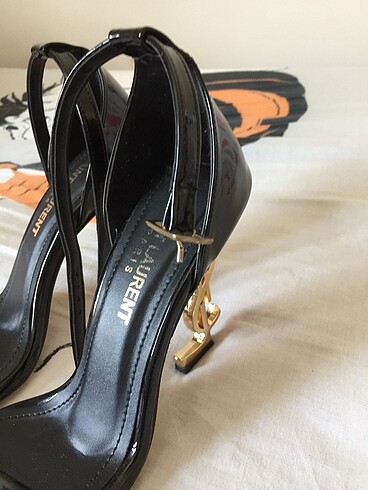37 Beden siyah Renk Ysl topuklu ayakkabı
