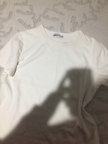 ZARA beyaz t-shirt - Görsel 4