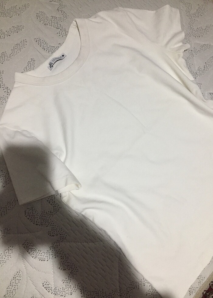 ZARA beyaz t-shirt - Görsel 3