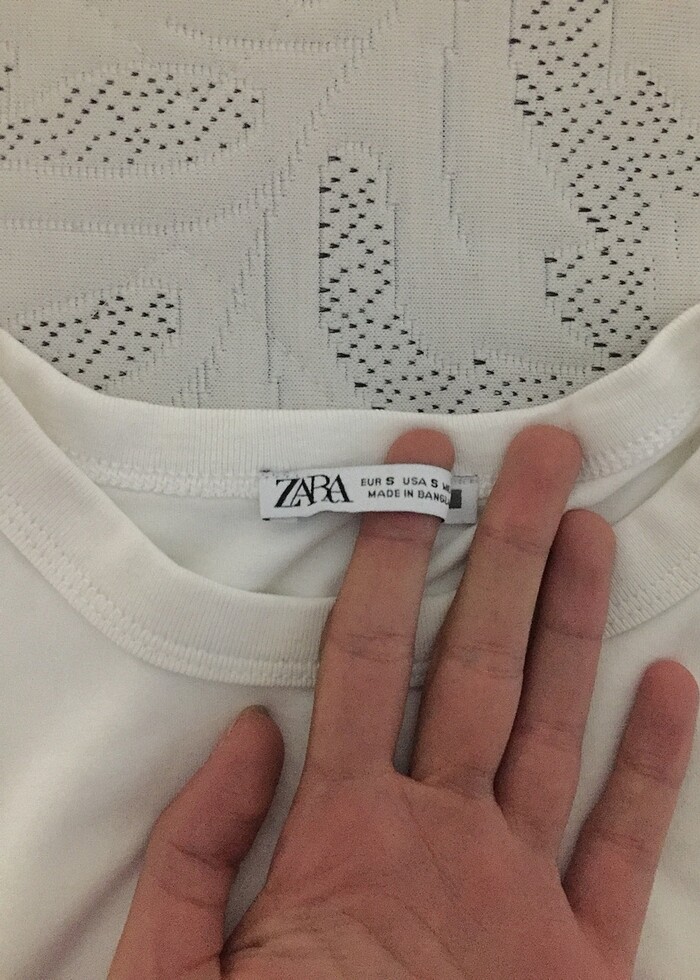 ZARA beyaz t-shirt - Görsel 5