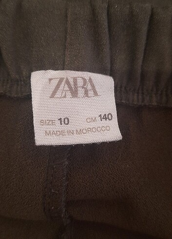 10 Yaş Beden haki Renk Zara şort etek