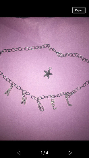Vintage Love Angel kolye