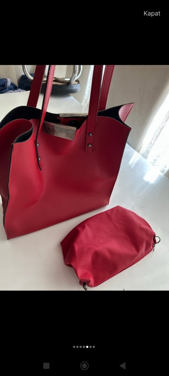 Yeşil Parlak Deri Yılan Desenli Kadın Çanta - Görsel 4