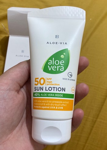 LR HEALTH BEAUTY Aloe Vera SPF 50 Yüksek Koruma Güneş Losyonu