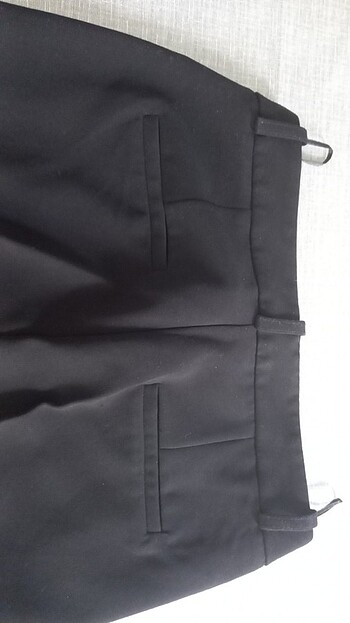 s Beden siyah Renk Adl marka dökümlü kışlık yumuşacık bir kumaş pantolon 
