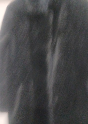 Siyah Kadın Midi Kürk Detaylı Ceket - Görsel 2