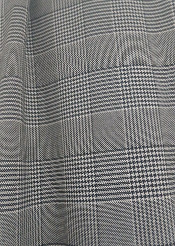 Gri Pilili Kadın Kumaş Pantolon - Görsel 2