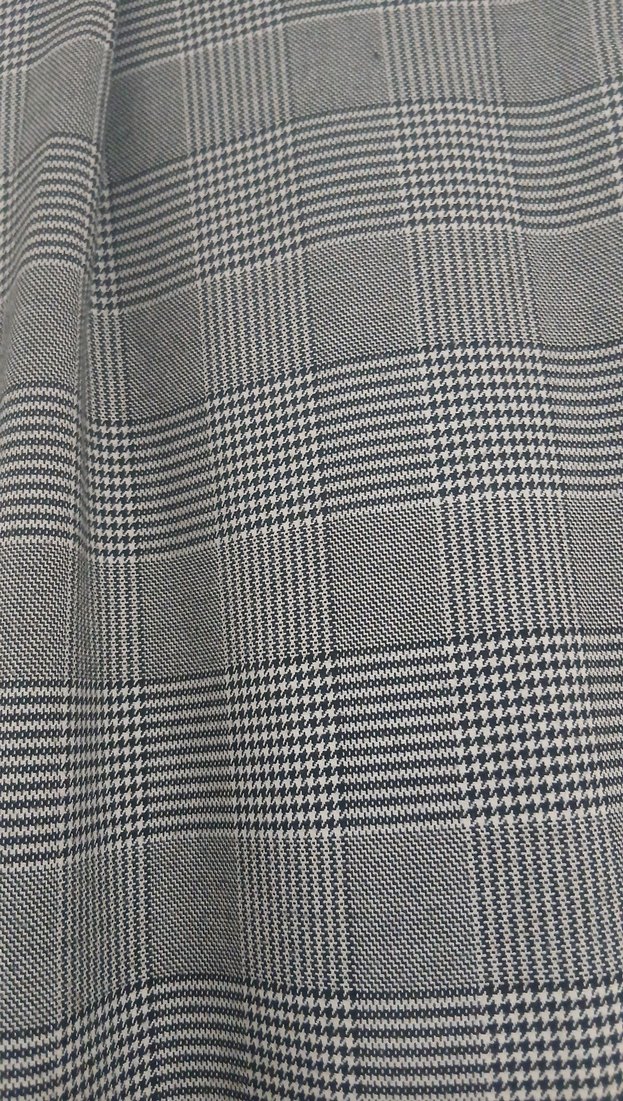 Gri Pilili Kadın Kumaş Pantolon - Görsel 2