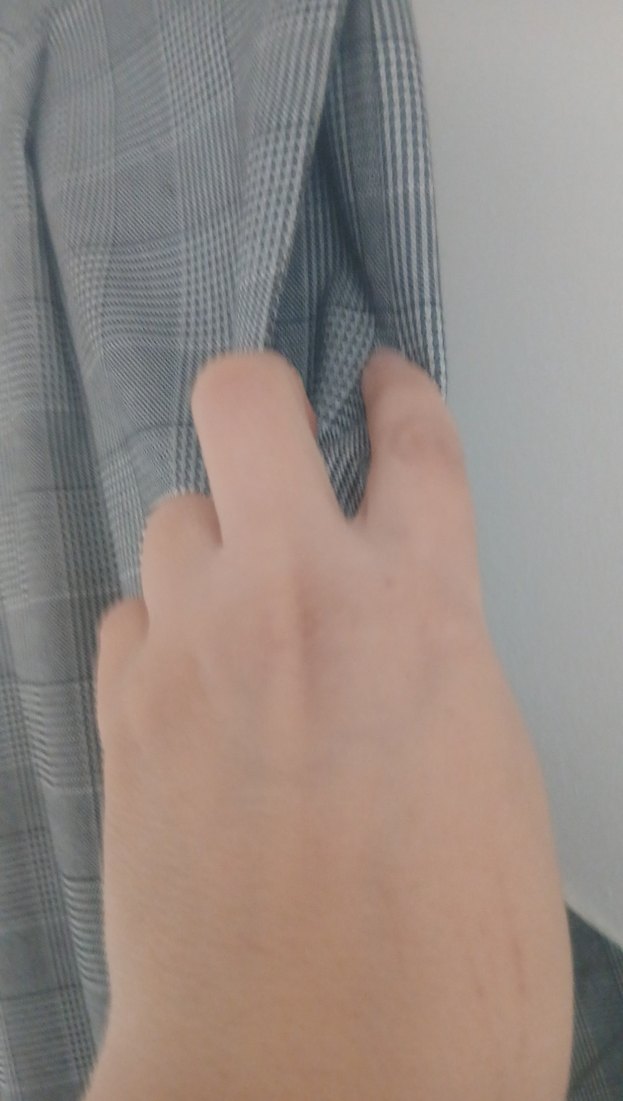 Gri Pilili Kadın Kumaş Pantolon - Görsel 3