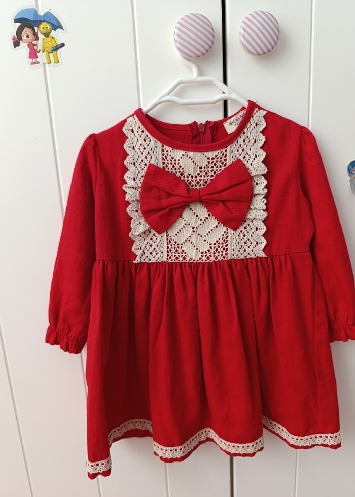 1 ,2 yaş elbise  - Görsel 3