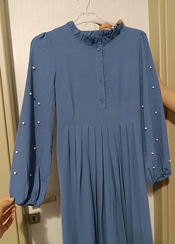 Uzun elbise L beden  - Görsel 4