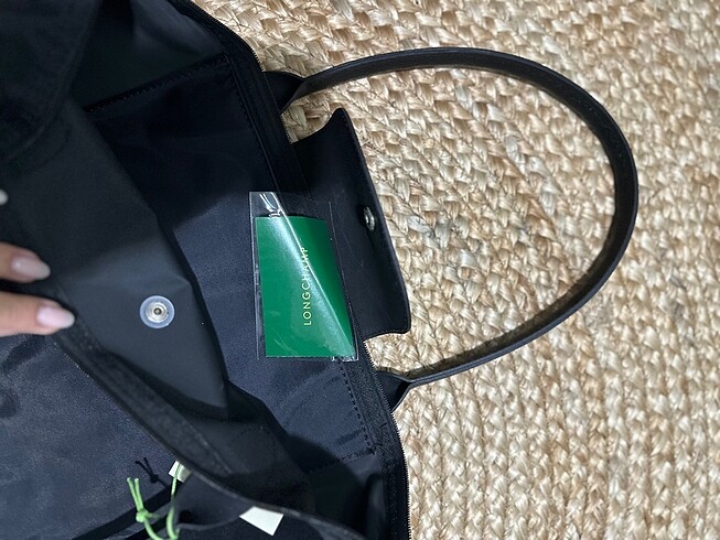  Beden siyah Renk Longchamp çanta