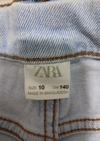 erkek çocuk Açık Mavi Denim Mini Şort - Görsel 3