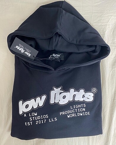 Low Lights Puff Print Hoodie