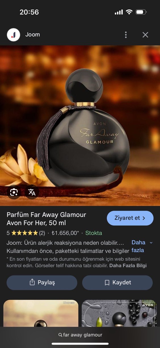 Avon Far Away Glamour Kadın Parfümü 50 ml - Görsel 2