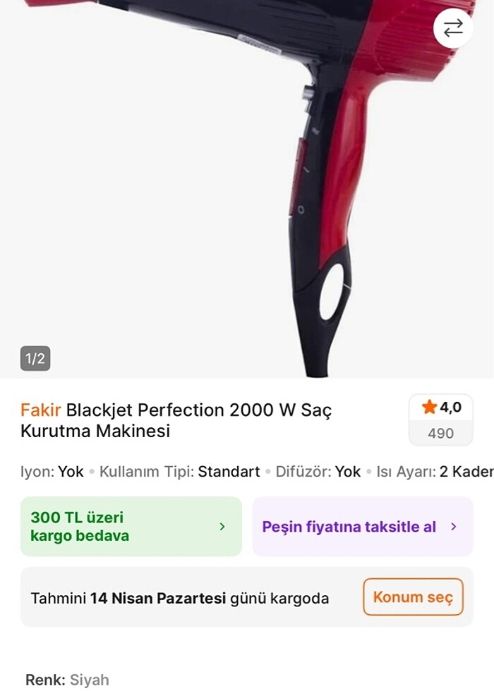 FAKİR SAÇ KURUTMA MAKİNESİ - Görsel 3