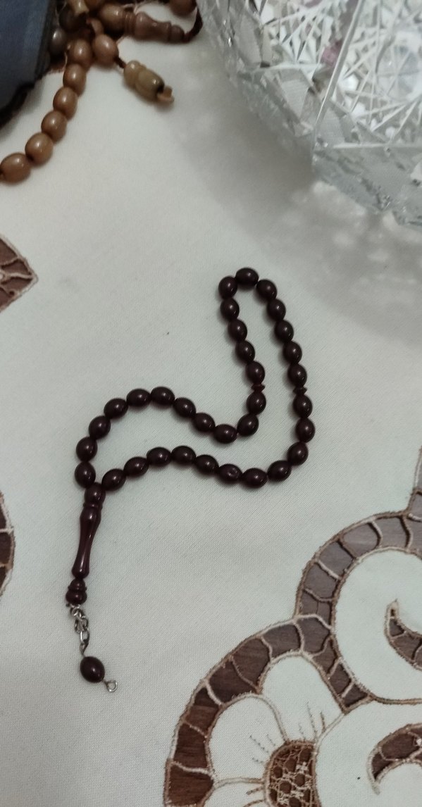 Koyu Kahverengi Erkek Tesbih - Görsel 2