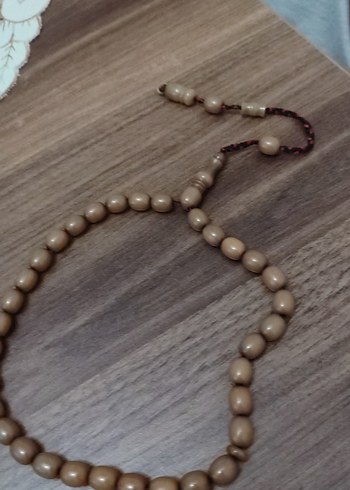 Bej sıkma kehribar Erkek Tesbih - Görsel 2