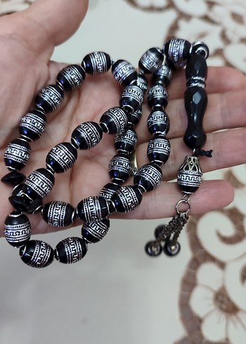 Erkek Siyah Gotik Tesbih - Görsel 4