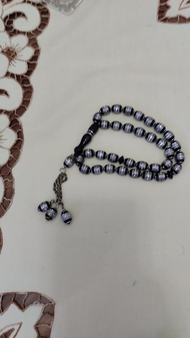 Erkek Siyah Gotik Tesbih - Görsel 2