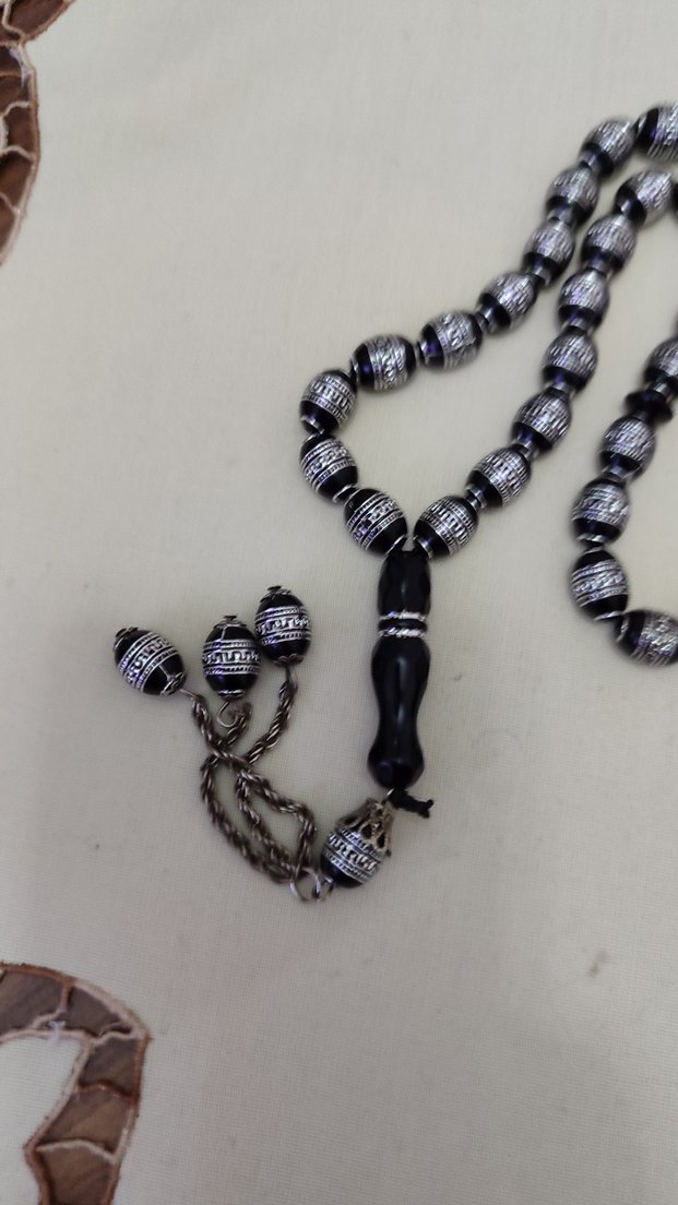 Erkek Siyah Gotik Tesbih - Görsel 3