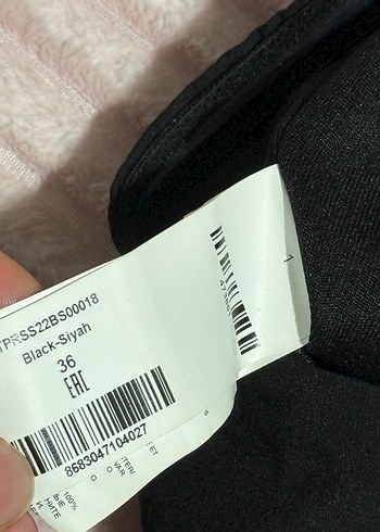 Kürk Detaylı Siyah Straplez Büstiyer - Görsel 3