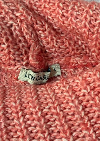 Bohem Tarzı Pembe Balıkçı Yaka Triko Kazak - Görsel 2