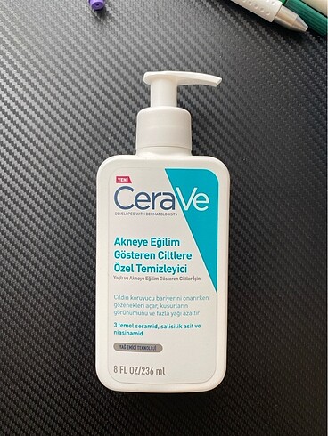 Cerave Akneye Eğilimli Ciltlere Özel Temizleyici