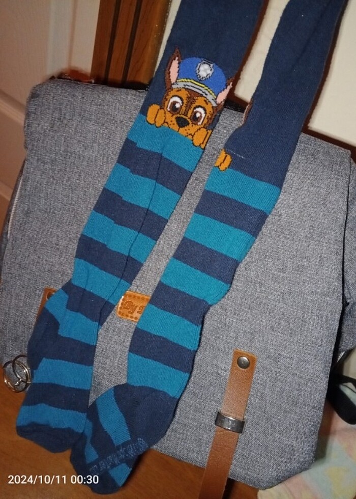 erkek bebek kilotlu corap - Görsel 2