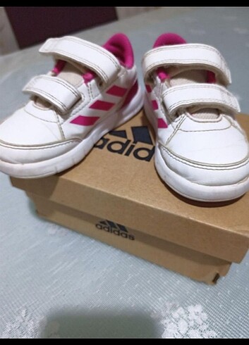22 Beden beyaz Renk Adidas Bebek Spor ayakkabı 