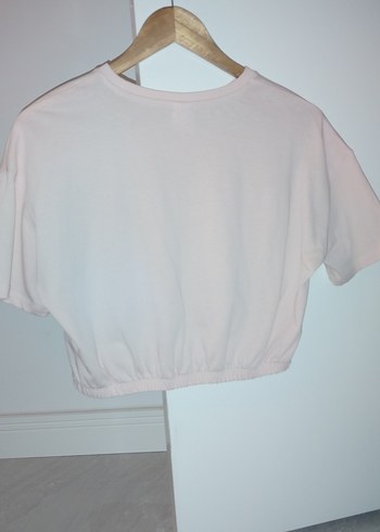 s Beden Reebok Acik pembe Kız Crop Tişört